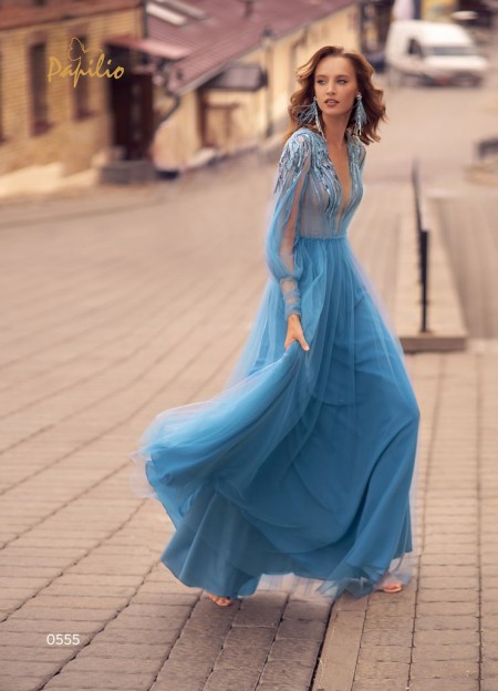 вечернее платье Эрика-люкс цвет граппа