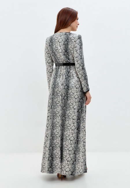 Платье из змеиной кожи